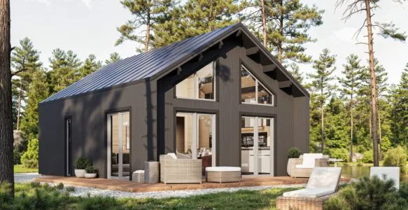 All season wooden home for sale 