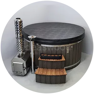 Buy Hot Tubs with outside firewood heaters in UK